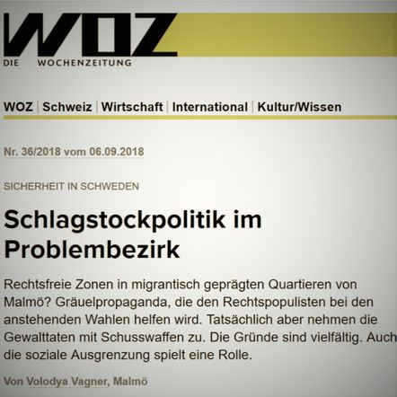 2018-09-06 / Die Wochenzeitung